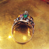Exotic Vintage Thai Princess Harem Ring