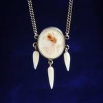 Antique Hand Carved Cameo Necklace