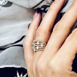 Breathtaking Antique Diamond Harem Ring