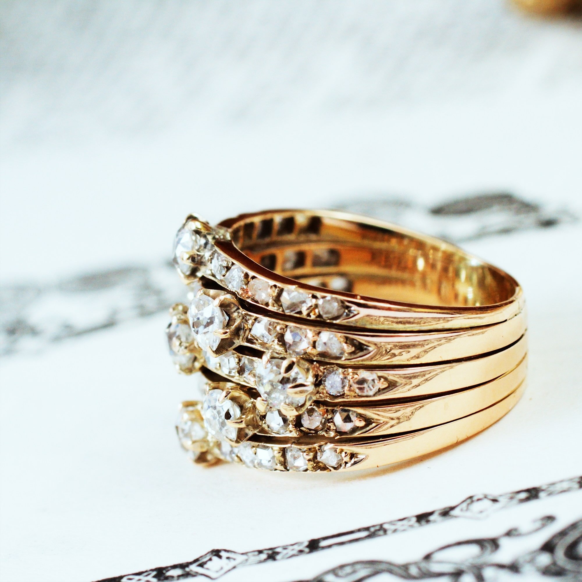 Antique deals harem ring