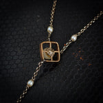 An Ethereal Antique Natural Pearl Lavaliere Pendant