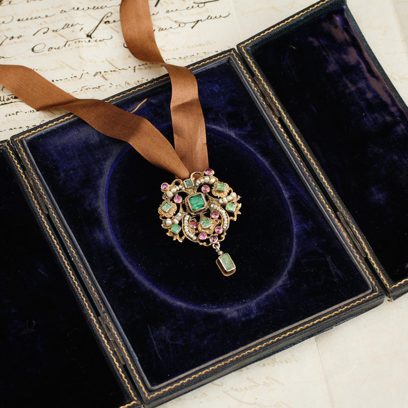 Superior Antique Austro-Hungarian Renaissance Revival Pendant