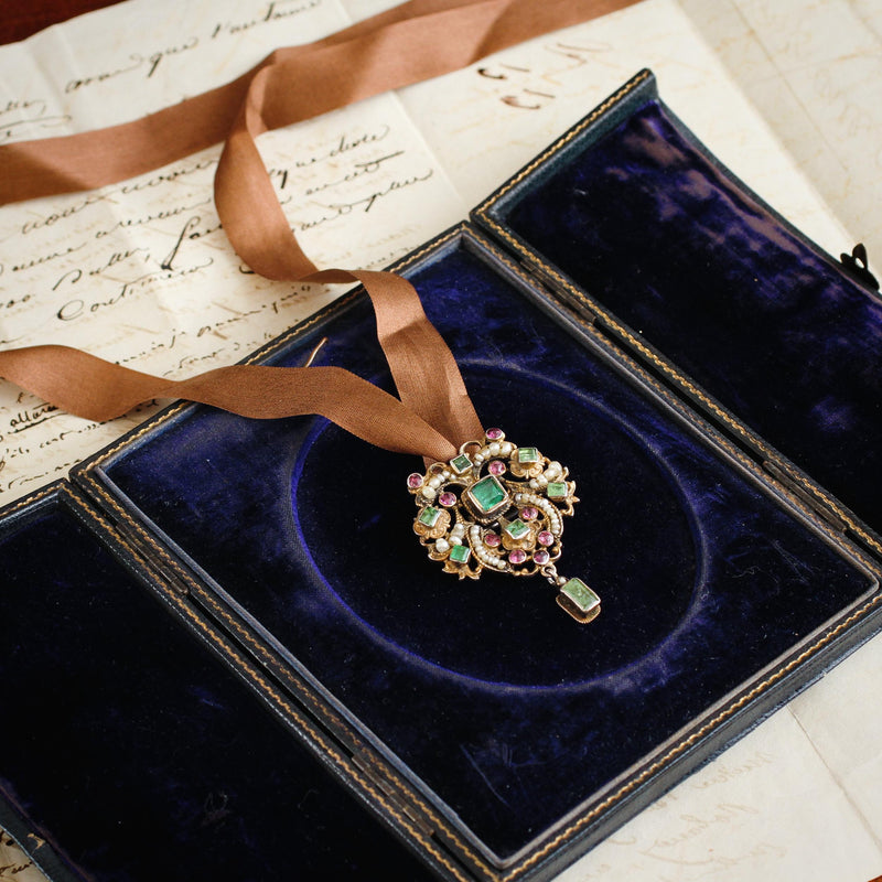 Superior Antique Austro-Hungarian Renaissance Revival Pendant