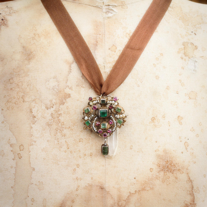 Superior Antique Austro-Hungarian Renaissance Revival Pendant