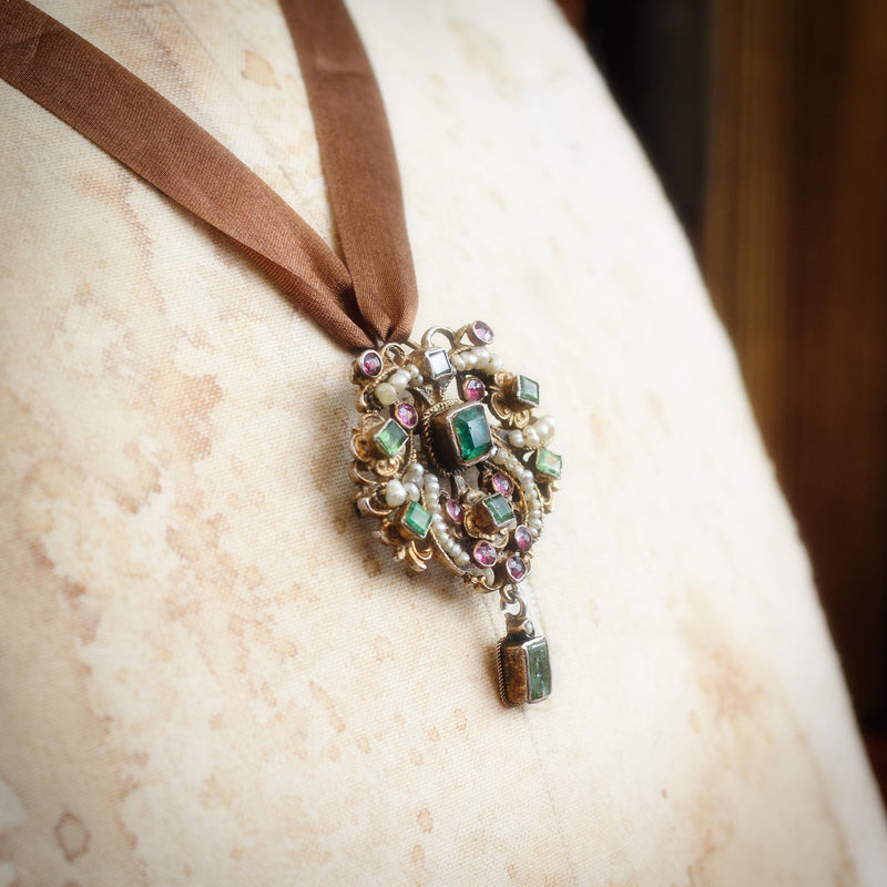Superior Antique Austro-Hungarian Renaissance Revival Pendant