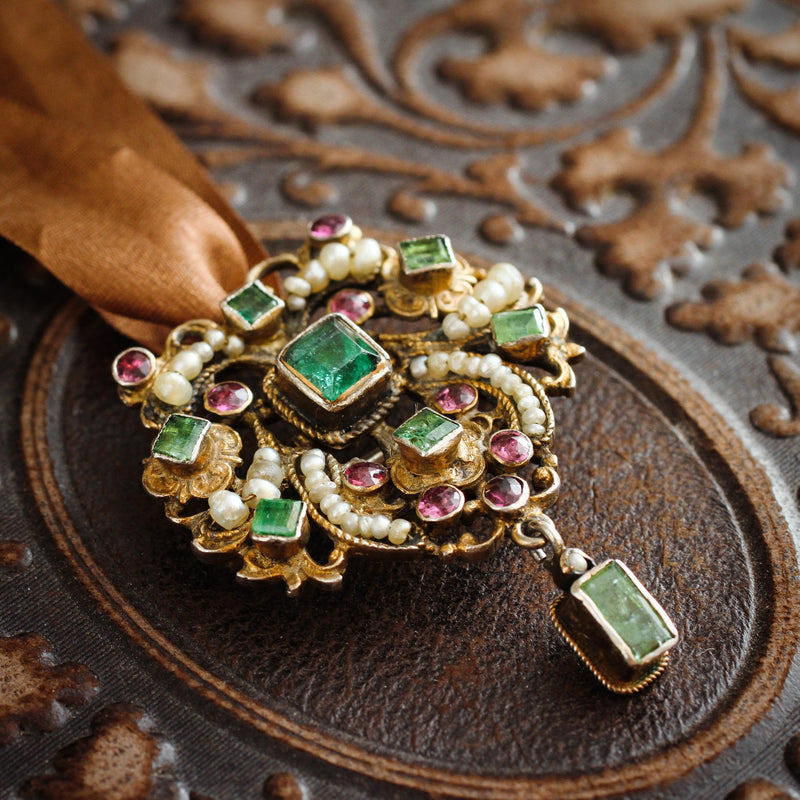 Superior Antique Austro-Hungarian Renaissance Revival Pendant