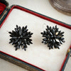 Victorian Vauxhall Glass Starburst Earrings