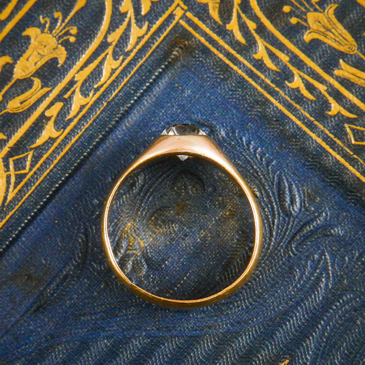 Uniquely Wonderful Date 1913 22ct Gold Paste Ring