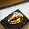 Uniquely Wonderful Date 1913 22ct Gold Paste Ring