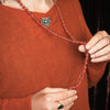 Vintage Carnelian Bead Necklace