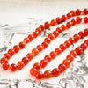 Vintage Carnelian Bead Necklace