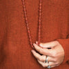 Vintage Carnelian Bead Necklace