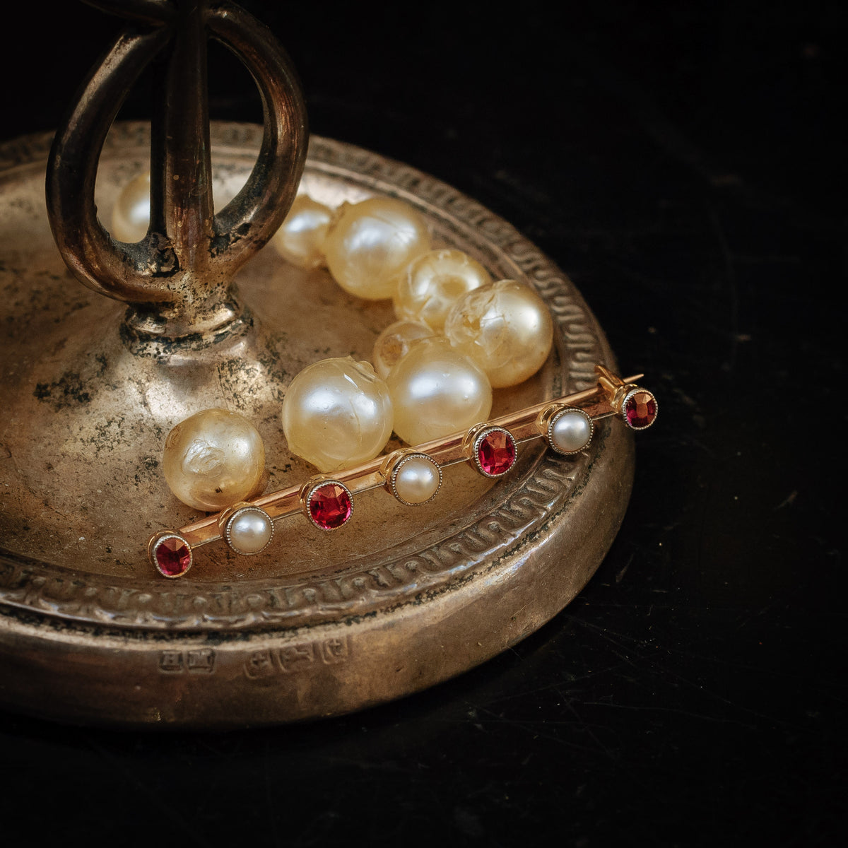 Antique Vintage Bar Tie Pin Brooch 