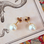 Beautiful Lustre! Cultured Pearl Earring Studs