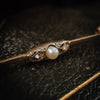 Antique Vintage Diamond Pearl Brooch
