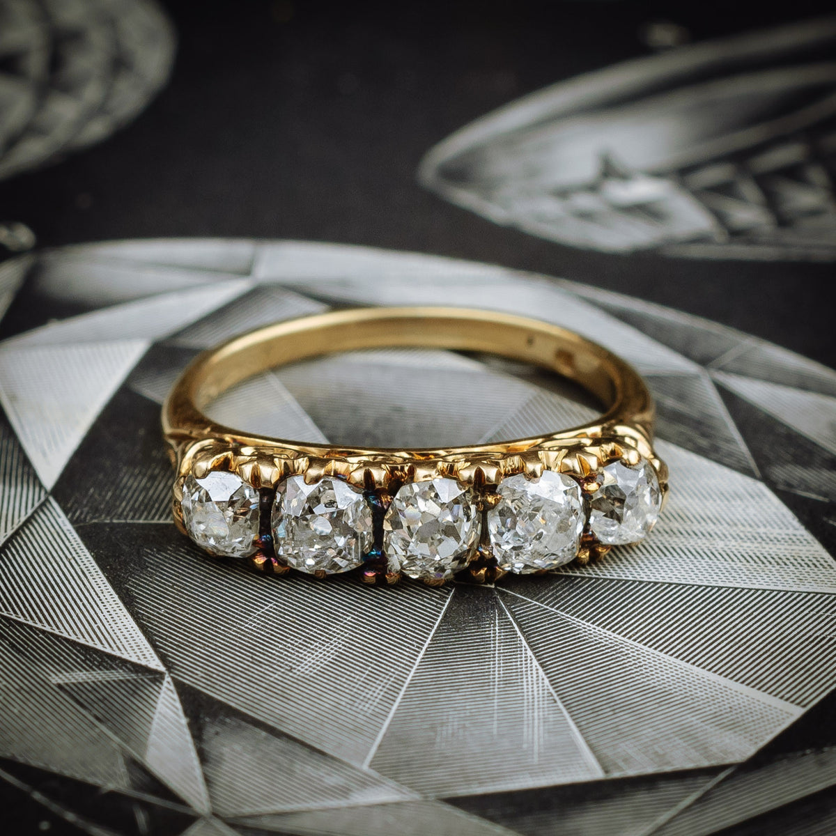 Antique Vintage Diamond Engagement Ring