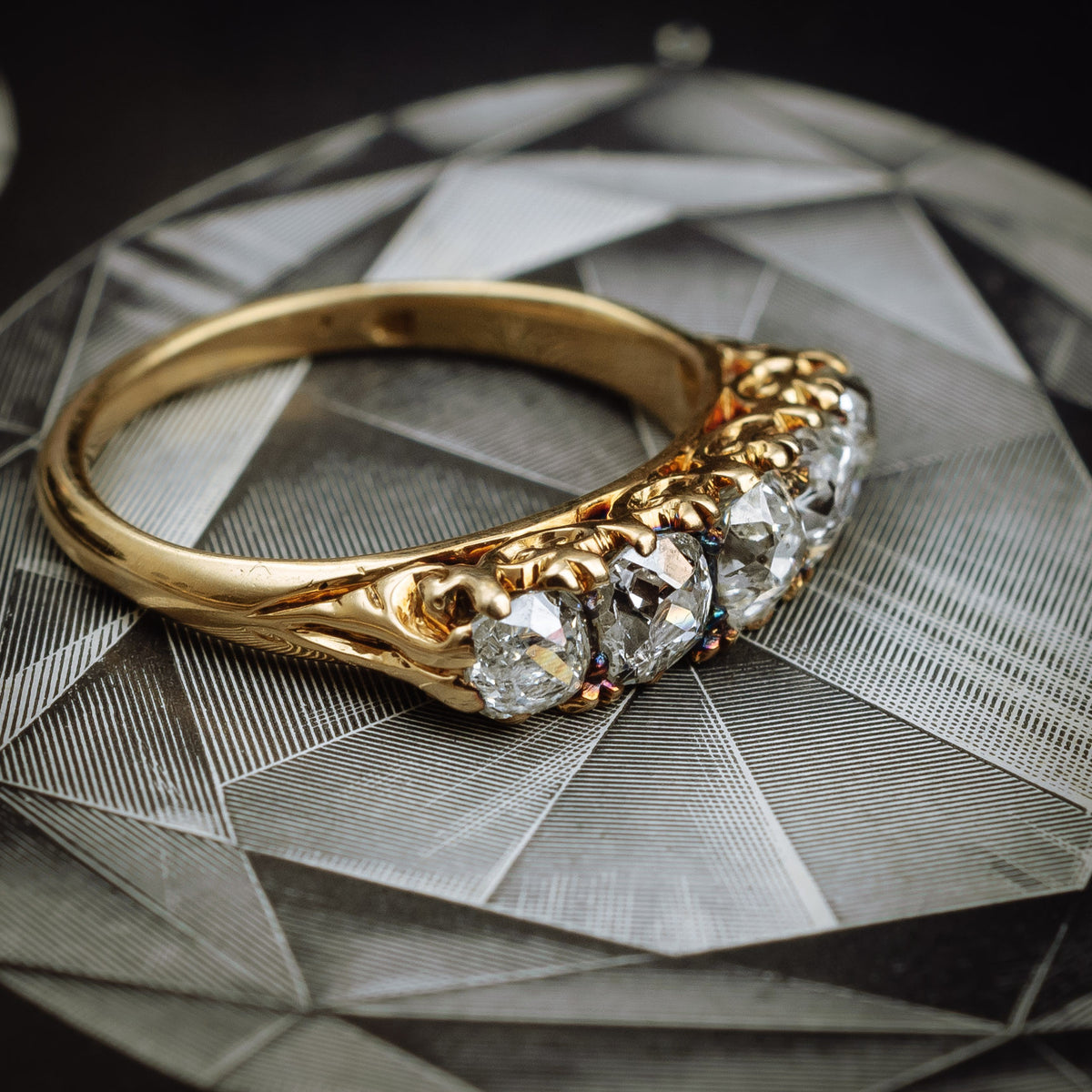 Antique Vintage Diamond Engagement Ring