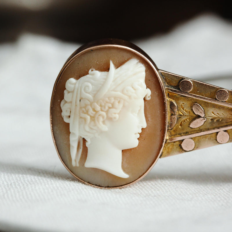 Classical Inspiration Victorian Cameo Brooch