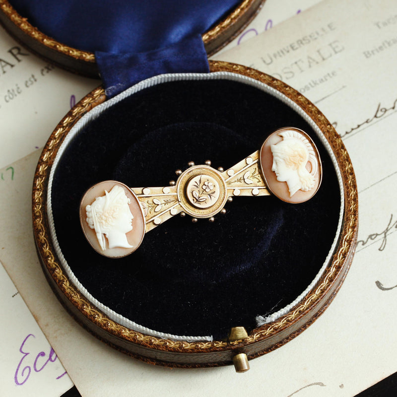 Classical Inspiration Victorian Cameo Brooch