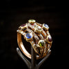 Our New Muse! A Rare Georgian Multi-Gem Harlequin Ring