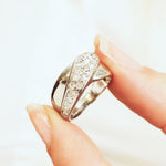 'WOW' Vintage 1980's Platinum and Diamond Ring