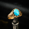 Romantic Date 1907 Turquoise & Gold Ring