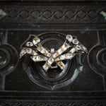 Circa 1750's Georgian Black Dot Paste Brooch