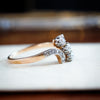 A Wonderfully Romantic Antique Trilogy Diamond Ring