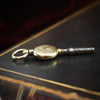 Antique Victorian Guilloche Engraved Watch Key Charm