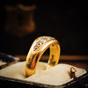 Handsomely Antique Victorian Gent's Diamond Band Ring