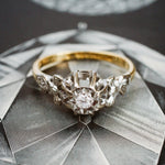 An Especially Fancy Vintage Diamond Engagement Ring