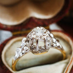 An Especially Fancy Vintage Diamond Engagement Ring