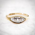 Sweet Sympathy! Circa 1920's Diamond Ring 