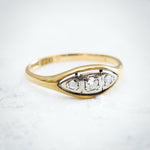Sweet Sympathy! Circa 1920's Diamond Ring