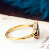 Unique Vintage 18ct Gold & Diamond Initial 'G' Ring