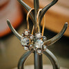 Antique Hand Cut Diamond 'Poissarde' Style Earrings