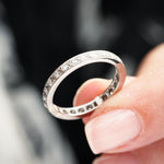 Diamond & 18ct White Gold Full Eternity Ring