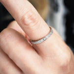 Diamond & 18ct White Gold Full Eternity Ring
