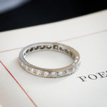 Diamond & 18ct White Gold Full Eternity Ring