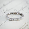 Diamond & 18ct White Gold Full Eternity Ring