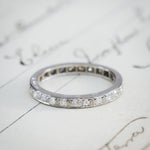 Diamond & 18ct White Gold Full Eternity Ring