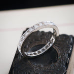 Diamond & 18ct White Gold Full Eternity Ring
