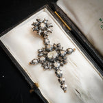 antique georgian diamond cross
