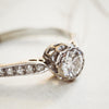 Vintage White Gold Diamond Solitaire Engagement Ring