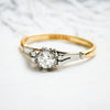 A Restrainedly Lovely Vintage Diamond Solitaire Ring