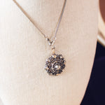 Antique Rose Cut Diamond 'Guiding Stars' Pendant