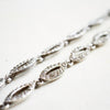 A Fine French Silver Paste Riviere Necklace