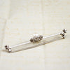 Creme de la Creme Antique Pearl & Diamond brooch