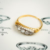 Lyrical Lovely Edwardian Diamond Five Stone Ring