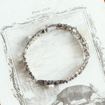 Vintage Glam Silver Marcasite & Pearl Bracelet